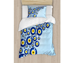 Diagonal Vivid Pattern Duvet Cover Set