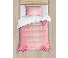 Plum Blossom Botany Duvet Cover Set