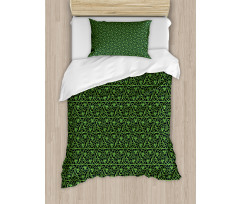 Intricate Clover Twigs Duvet Cover Set