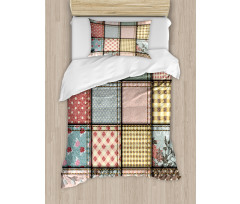 Square Pieces Tile Duvet Cover Set