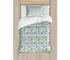 Summer Roses Bridal Duvet Cover Set