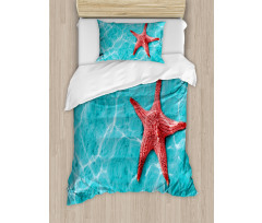 Vivid Blue Water Duvet Cover Set