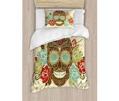 Vintage Gothic Face Duvet Cover Set