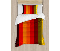 Vertical Striped Duvet Cover Set