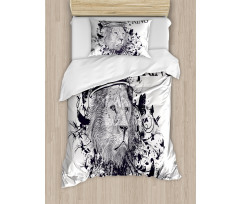 Reign of the Jungle Lion Duvet Cover Set