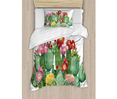 Saguaro Tropical Garden Duvet Cover Set