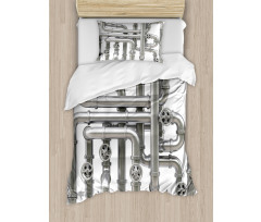 Maze of Pipes Duvet Cover Set