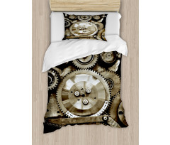 Aged Gears Duvet Cover Set