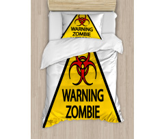 Warning Outbreak Duvet Cover Set