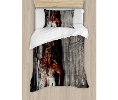Angry Dead Woman Duvet Cover Set