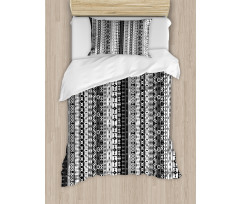 Tribal Motif Pattern Duvet Cover Set