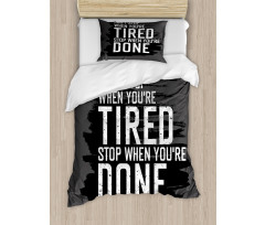 Dont Stop Keep Moving Duvet Cover Set