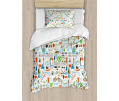 Sports Diet Vitality Duvet Cover Set