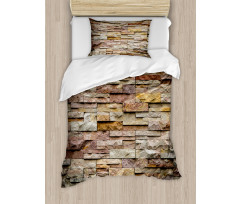 Urban Brick Slate Wall Duvet Cover Set