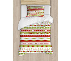 Xmas Words Ceremony Duvet Cover Set