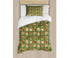 Teddy Bears Santa Duvet Cover Set