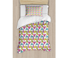 Roller Skates Vivid Duvet Cover Set