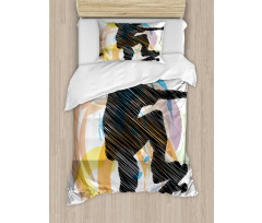 Skater Sketch Art Duvet Cover Set