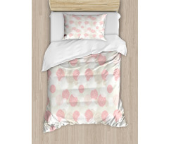 Soft Spring Floral Motif Duvet Cover Set