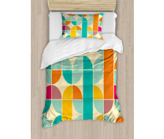 Funky Mosaic Forms Duvet Cover Set