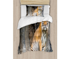 Bengal Tiger Cat Predator Duvet Cover Set