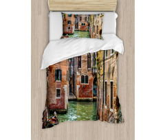 Famous Streets on Water Duvet Cover Set