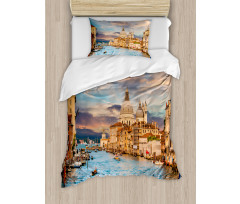 Canal Grande Italy Image Duvet Cover Set