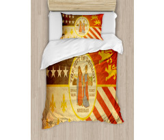 Old Rusty Look Duvet Cover Set