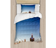 Serene Waterfront View Duvet Cover Set