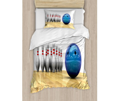 Objects on Floor Duvet Cover Set