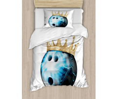 Ball with Crown Duvet Cover Set