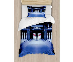 Symmetrical Pins Duvet Cover Set