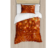 Vivid Dots Mosaic Duvet Cover Set