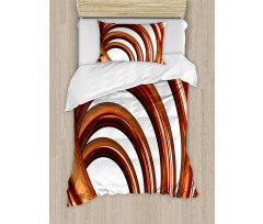 Helix Coil Spiral Pipe Duvet Cover Set