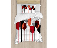 Abstract Glasses Duvet Cover Set