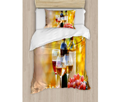 Wine Themed Grape Country Duvet Cover Set