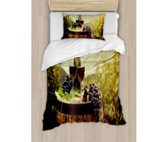 Scenic Tuscany Vineyard Duvet Cover Set