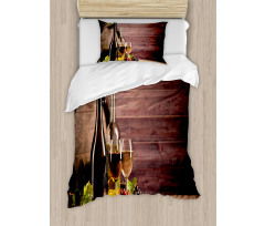 Rustic Viticulture Concept Duvet Cover Set