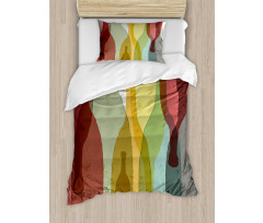 Abstract Colorful Bottles Duvet Cover Set