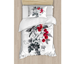 Rural Natural Foliage Duvet Cover Set