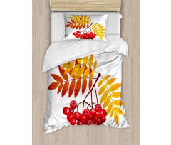 Rural Berries in Fall Duvet Cover Set