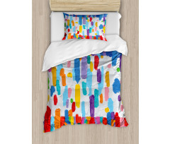 Colorful Abstract Painting Duvet Cover Set