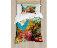 Surreal Autumn Forest Duvet Cover Set