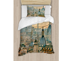 Rome Historical Landmark Duvet Cover Set