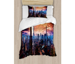 Futuristic Distant World Duvet Cover Set