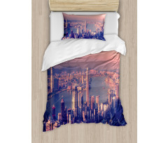 Dreamy Hong Kong Scenery Duvet Cover Set