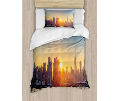 Tranquil Sunrise Midtown Duvet Cover Set