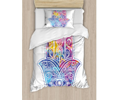 Vibrant Protective Eye Duvet Cover Set