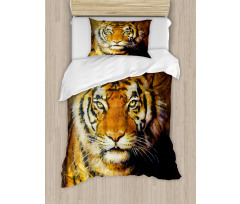 Oil Painting Style Animal Duvet Cover Set