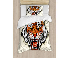 Ready to Attack in Jungle Duvet Cover Set